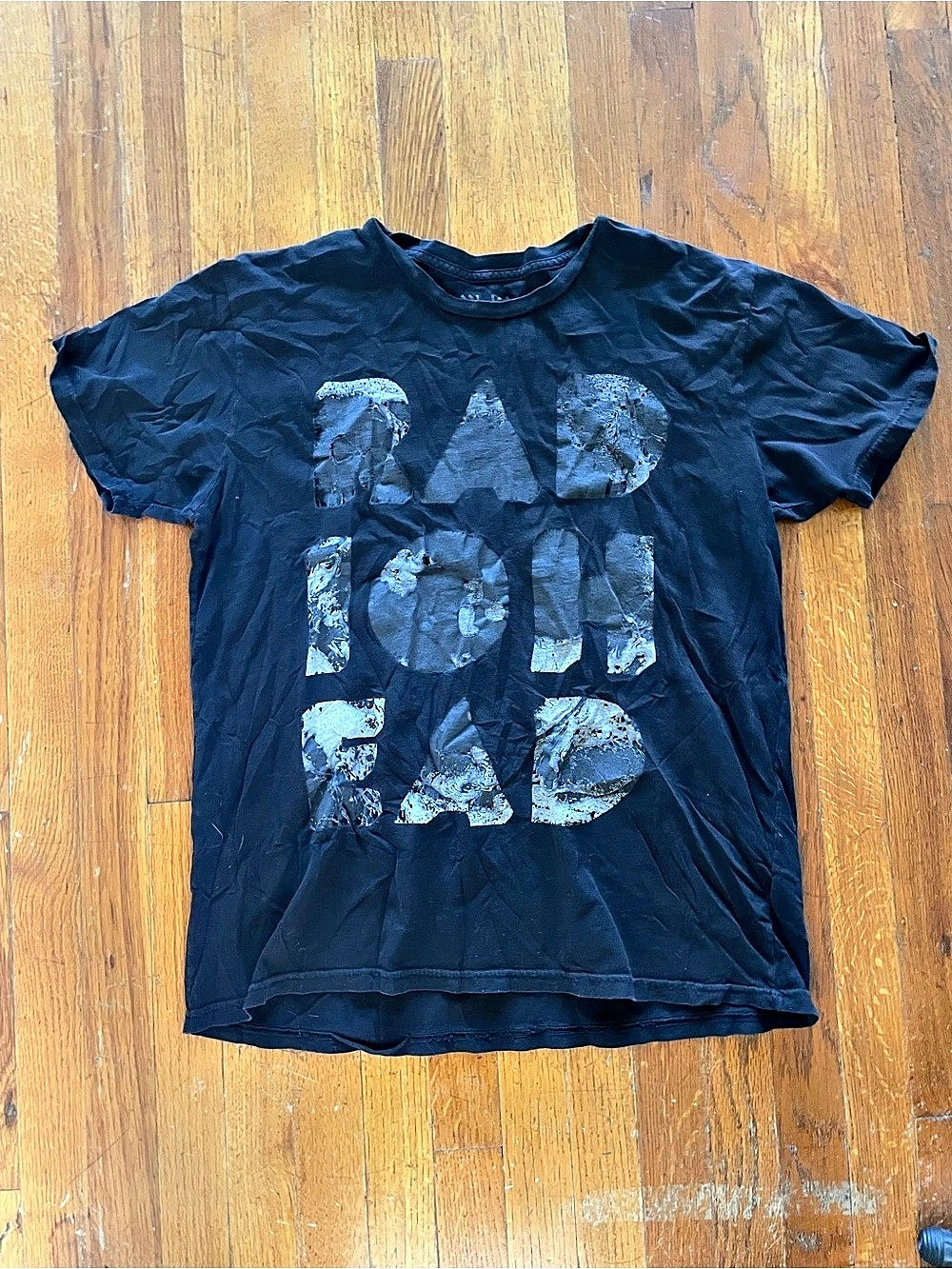Radiohead Graphic Short Sleeve Tee Size Large